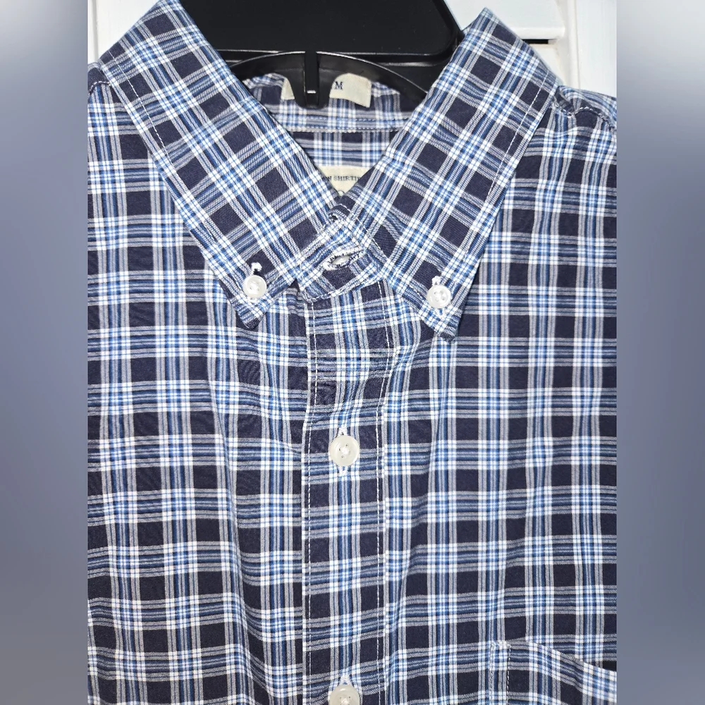 J.Crew Men's M Slim Fit Checkered Shirt
